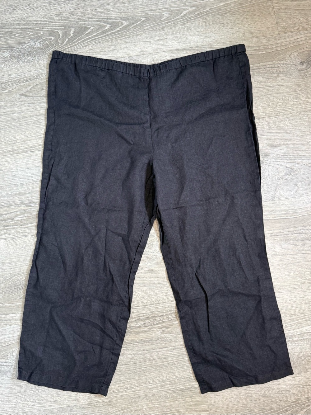 Eileen Fisher Irish Linen Pants - Lightweight
